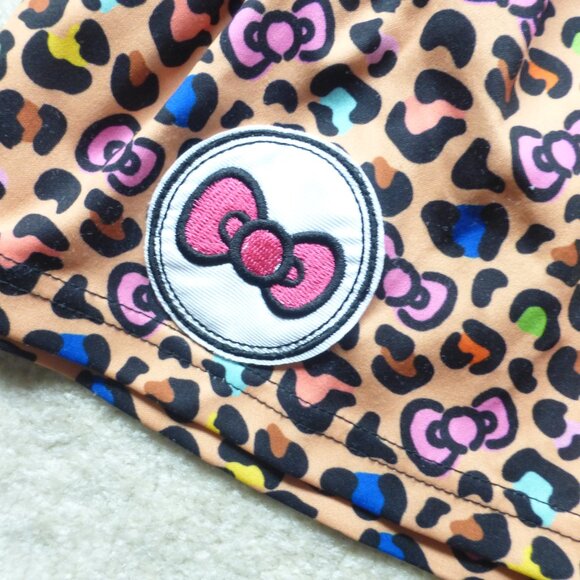 HELLO KITTY x SHEIN leopard print mini skirt with removable pouch - Picture 3 of 9